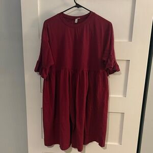 ASOS Maternity Plum Red Dress